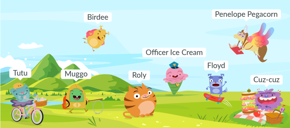 Meet the Education.com characters!